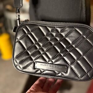 COPY - Kurt Geiger Black Quilted Dual Sided Camera Bag